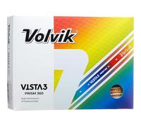 Volvik Palline da golf Vista3 Prism 360 - confezione da 12 pezzi, bianco
