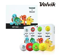 Volvik Pokemon Vivid Golf Balls 12ea Set Pikachu Charmander Squirtle Bulbasaur