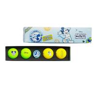 Volvik Set regalo di palline Motif Vivid Lite Mickey Mouse, bianco
