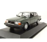 Volvo 240 GL 1986 scuro verde modello di auto 940171404 Maxichamps 1:43