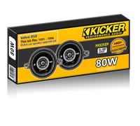Volvo 850 Anteriore Cruscotto Altoparlanti Kicker 8.9cm 87mm Auto Kit 80W