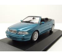 Volvo C 70 Cabrio 1998 Blu Metallizzato Modellino 1:43 Maxichamps