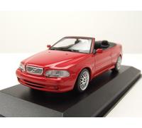 Volvo C 70 Cabrio 1998 Rosso Modellino Auto 1:43 Maxichamps