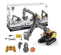 Volvo E568-003 1/16 - Pellatrice a pala con funzione completa, 3 pezzi e palla, telecomando con pinza per legno