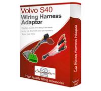 Volvo S40 Radio Stereo Amplificata Altoparlante System Cablaggio Adattatore Cavo
