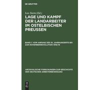 (Vom Anfang Des 19. Jahrhunderts Bis Zur Novemberrevolution 1 (Copertina rigida)