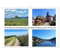 Vom Ried an die Bergstraße, durch den Odenwald ins Neckartal (Wandkalender 2026 DIN A4 quer), CALVENDO Monatskalender: Diese Region steht für Geschichte, Natur, Fachwerk und Wein.