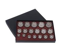Vomeko 18 Pezzi Kit Matrici per Orologi, Utensili per Tappatrice Matrici per Orologiaio, Strumento di Riparazione della Cassa Metallo in Lega di Alluminio Approfondito Ingrandito,