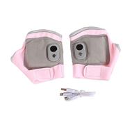 Vomeko 2 guanti riscaldati senza dita, ricaricabili tramite USB, con display digitale, 3 temperature regolabili (45 °C 50 °C 55 °C) per digitare, escursionismo, lavoro all'aperto