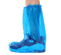 Vomeko 500-Pack Farm Shoe Covers Knee High m oisture r esistant Overshoes,Extended Protection for Rain, Mud Snow (20x15)