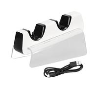 Vomeko Controller PS5 Dual dock di ricarica, indicatore LED, compatibile con controller Playstation 5 DualSense, dock di ricarica ha 2 porte di ricarica con protezione da sovraccarico.