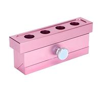 Vomeko DIY Lipstick m old,Aluminum 4 Holes Multipurpose Lip Balm Maker Tool,Household Beauty Lipstick Tool, for Jelly Single Dual Color Sandwich Lipsticks