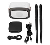 Vomeko Electric Air Drum Set con bacchette pediali colorati RGB RGB Light Wireless Bluetooth USB Virtual Air Drum Set per bambini adulti