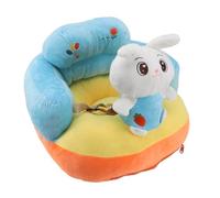 Vomeko Floor Seat for Baby Chair,Support Seat Sofa Soft,Soft Plush Comfortable Cute Animal Shape Prevent Slip Adjustable,Portable Activity Seat for Babies (Rabbit Pattern)