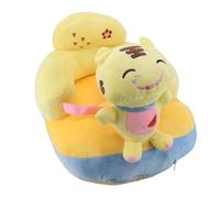 Vomeko Floor Seat for Baby Chair,Support Seat Sofa Soft,Soft Plush Comfortable Cute Animal Shape Prevent Slip Adjustable,Portable Activity Seat for Babies (Tiger)