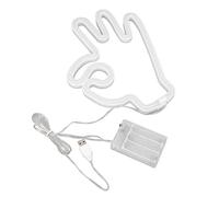 Vomeko Insegna al Neon con Gesto della Mano Okay, Luci al Neon a LED Per Le Dita della Camera da Letto, Illumina Il Tuo Spazio con Le Luci al Neon Okay Sign, Decorazione da Parete Perfetta Per Camere