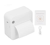 Vomeko Label Maker Machine,Thermal Label Printer Handheld,200dpi Resolution Low Noise USB Charging Receipt Printer for Photos White,Easy to Use for Home Office School