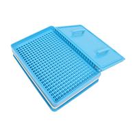 Vomeko Macchina Per Il Riempimento di Polveri Piastra di Riempimento Per Capsule - Vassoio da Laboratorio Mobile Manuale Facile - Macchina Per Il Riempimento Manuale di Polveri (400 Fori Dimensione 00