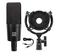 Vomeko Microfono a condensatore cardioide, microfono per voce cablato con supporto antiurto per podcasting, streaming, ASMR, canto compatibile con PC, telefono, software di