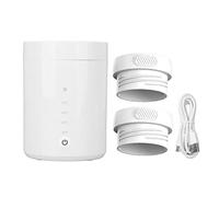 Vomeko Portable Baby Bottle Warmer for Breastmilk or Formula,Portable Bottle Warmer,with 2 Adapters Defrosting Rechargeable Feeding with 4 Temperature Selection