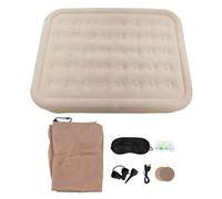 Vomeko Raised Air Mattress,Double High Air Mattress M oisture proof Inflatable Bed,with Built in Pump Inflatable Bed,for Home, Camping197x150x40cm
