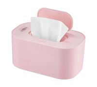 Vomeko Scaldasalviette portatile per neonati, scaldasalviette portatile USB a temperatura costante, elementi essenziali per il cambio del pannolino (salviette non incluse) (Rosa)