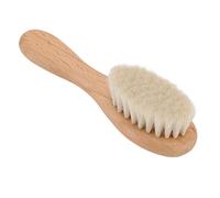 Vomeko Spazzola Per Capelli Per Neonati - Setole di Capra Morbide N Atural, Spazzola in Legno Premium Per La Cura Delicata del Cuoio Capelluto, Regalo Ideale Per Il Registro dei Bambini Per La Cura De