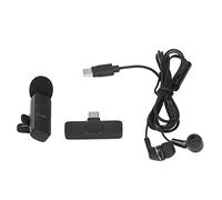 Vomeko Wireless Lapel Microphone, Video Recording Microphone,Type C Connector Live Stream Mic for Interview for Interview Recording Podcast Live Streaming