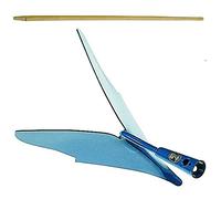 VOMERE VERNICIATO BLU CON MANICO IN LEGNO CM 120 ANGELO B. ORTO ROBUSTO COMODO