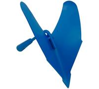 Vomere Manuale per Orto per Solchi Precisi | Acciaio Stampato e Verniciato | Dimensioni 25x20x26cm | Canna Ø28mm Conico | Peso 655gr (SINGLE)