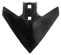Ama Vomerina Triangolare Adige per Molle Quadre 250x190 mm - Resistente e Duratura per Lavorazione Terreno Agricolo