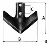 Vomerina Ama per Ancore Tiller Nardi 4C 435 Made in Italy