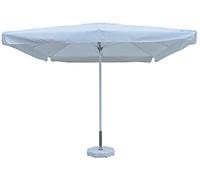 VOMERO ombrello per esterni mt 3x3 (Bianco Lucido - Bianco) Ombrellone da Giardino Professionale in Alluminio, Parasole da Esterno, Ombrello da Stabilimento Spiaggia …