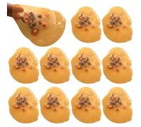 Vomito Finto, 10 Pezzi da 4'' Morbidi Giocattoli per scherzi realistici per Halloween, Pesce d'aprile, Bagno, Frigorifero, Cucina, marciapiede, Bar, Tavolo da Pranzo, Regalo per Feste.