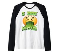 Vomito Viso - Disgusto, Disgusto, O semplicemente avuto troppo? Maglia con Maniche Raglan