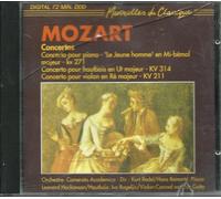 von der Goltz - MOZART : Concerto pour piano '' Le jeune homme '' --- Concerto pour hautbois en ut majeur KV 314 --- Concerto pour violon en ré majeur KV 211
