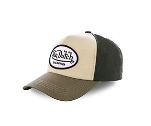 Von Dutch Baseball cap Unisex Cappello Marrone/Beige 100% Cotone