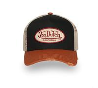 Von Dutch Berretto Uomo Berretto Trucker Originale, Marrone/nero, Taglia unica