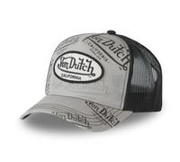 Von Dutch Berretto da uomo e donna, berretto da camionista CAFE, regolabile, grigio, Taglia Unica
