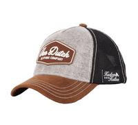 Von Dutch Berretto da uomo e donna, berretto Trucker LEA, regolabile con Snapback, beige, Taglia Unica