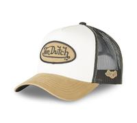 Von Dutch - Cappellino stile trucker color beige e bianco-Neutro No Size