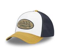 Von Dutch Berretto da uomo e donna, regolabile, berretto Trucker Terry, Senape/Nero/Bianco/Beige, Taglia unica