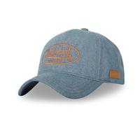 Von Dutch Berretto uomo e donna 100% cotone, berretto da baseball denim denim, blu, Taglia Unica