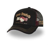 Von Dutch Berretto uomo e donna Crew, berretto Trucker, regolabile e autentico, colore nero, taglia TU