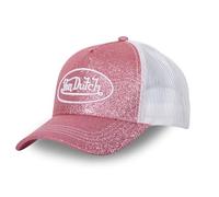 Von Dutch Berretto uomo e donna GLITTER, berretto Trucker, regolabile e genuino, Rosa, taglia unica