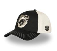 Von Dutch Cappellino da baseball Premium con rete in twill di Cotone Wild, nero/bianco, Taglia unica