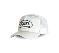 Von Dutch Cappellino da uomo e donna, berretto Trucker con effetto Hologram, bianco, Taglia Unica