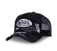 Von Dutch Cappellino da uomo e donna, berretto Trucker, regolabile e autentico, Nero , Taglia Unica