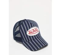 Von Dutch - Cappellino stile trucker blu a righe No Size