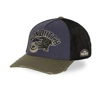 Von Dutch Cappellino Trucker con rete, design vintage, pannello Navy e verde militare, regolabile